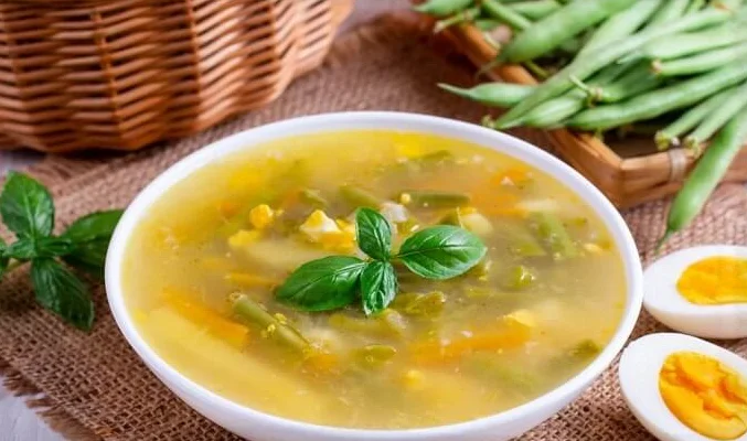 Суп со стручковой фасолью. \ Фото: bing.com.