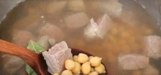 суп нут мясо
