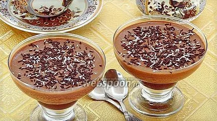 Фото рецепта Шоколадно-кофейный мусс