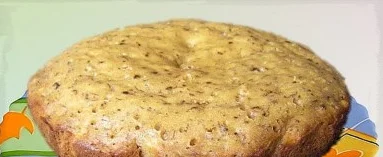 Шарлотка с бананами в мультиварке