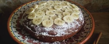 Сладкий Медово-банановый пирог в мультиварке