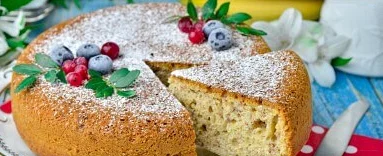 Банановый пирог в мультиварке