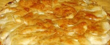 Пирог с яблоками и бананами