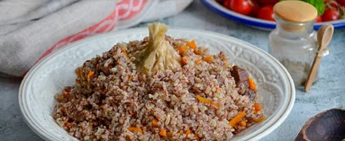 Ферганский плов из Узбекистана в казане