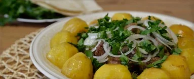 Казан кебаб с картошкой