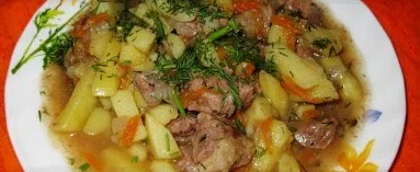 Тушеная баранина с картошкой по-ирландски