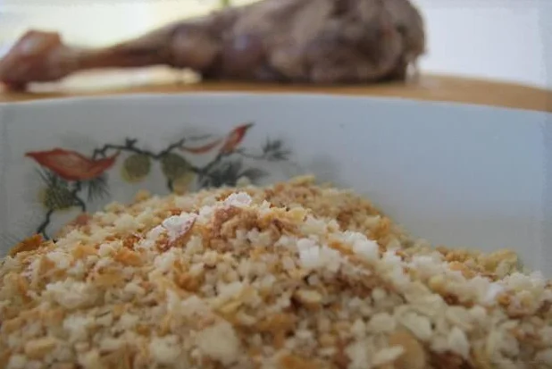 Белые сухари для бараньей ножки