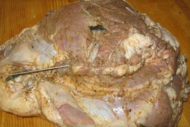 Баранья нога для запекания без кости
