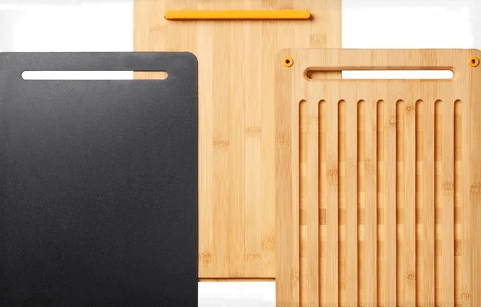 Набор досок раздел. Fiskars Functional Form 1057550 бамбук наб.:3шт