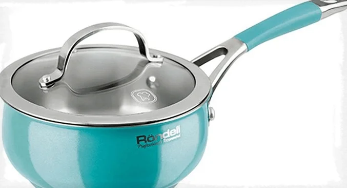 Ковш Rondell 0716-RD-01, 1.5л, с крышкой, бирюзовый