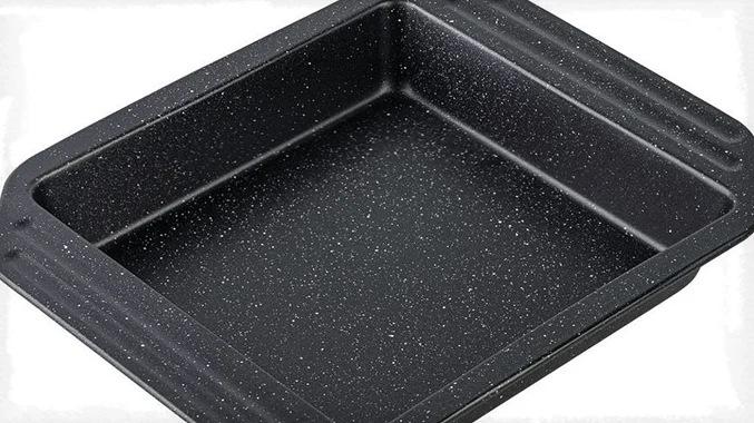 Форма для выпечки Taller TR-66317, прямоугольная, 28x23.5x4.5см, сталь углеродистая, черный