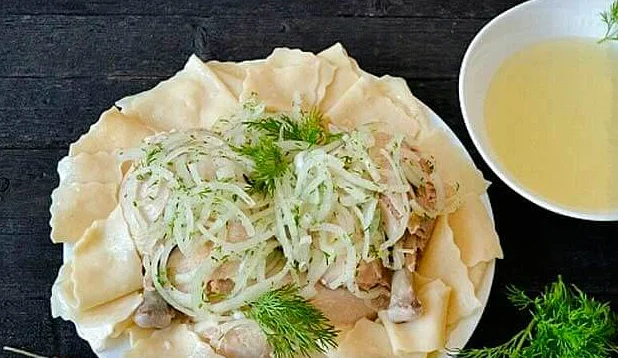 бешбармак с луком