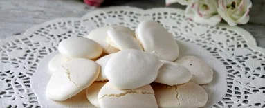 Плоские меренги для начинки торта