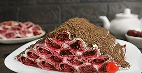 Блинный торт с творожным кремом рецепт