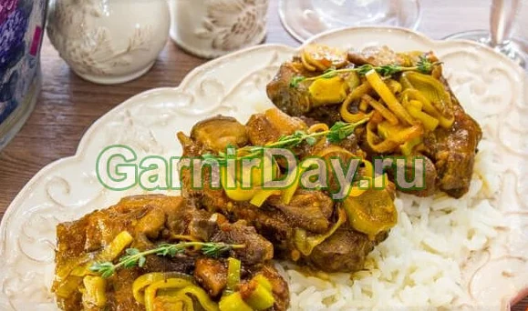 Пюре из гороха с овощами