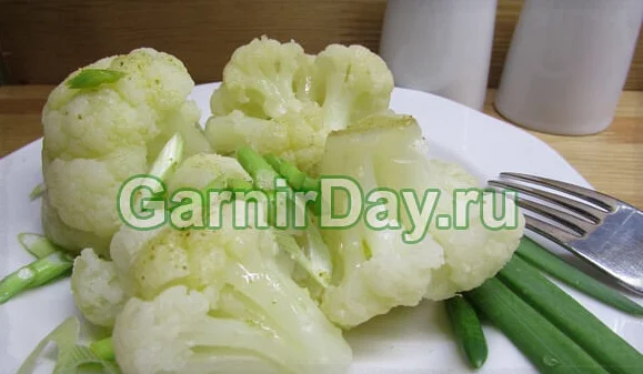 Ароматная цветная капуста с винным вкусом