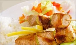 Шашлык из курицы в кефире «Карри»