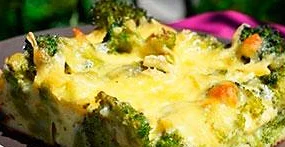 Запеканка из брокколи с сыром