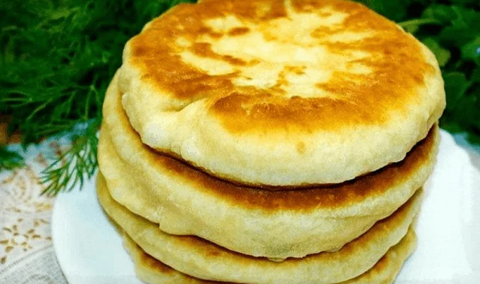 Лепешки на кефире с яйцом