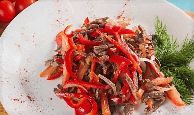 Мясо с болгарским перцем - рецепты