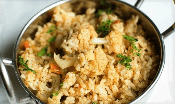 Цветная капуста с рисом