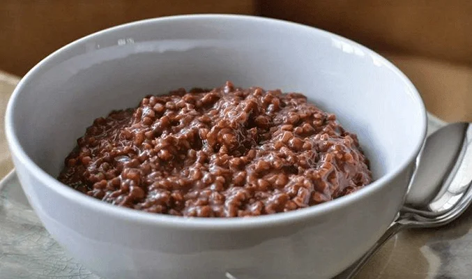 Пшенная каша с какао на молоке