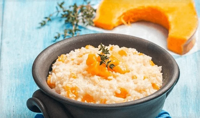 Рисовая каша с тыквой