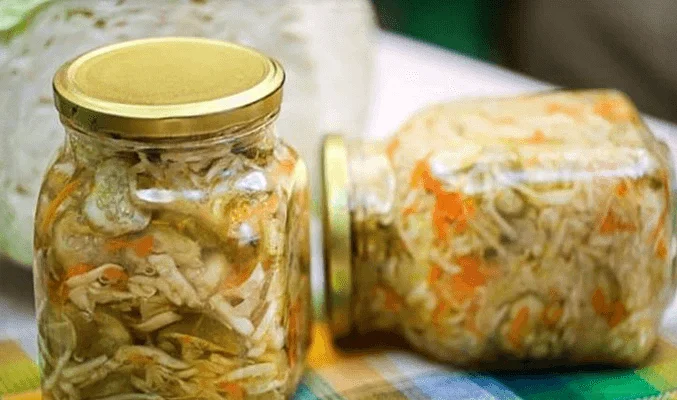 Салат из огурцов с капустой на зиму