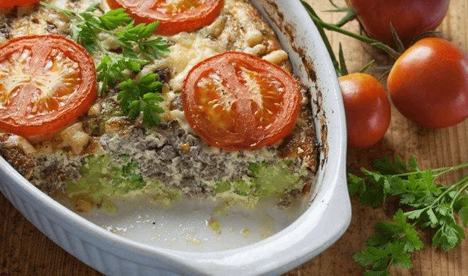 Брокколи с фаршем