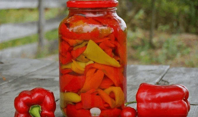 Заготовка из перца на зиму