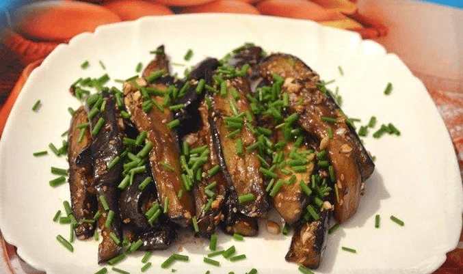 Жареные маринованные баклажаны