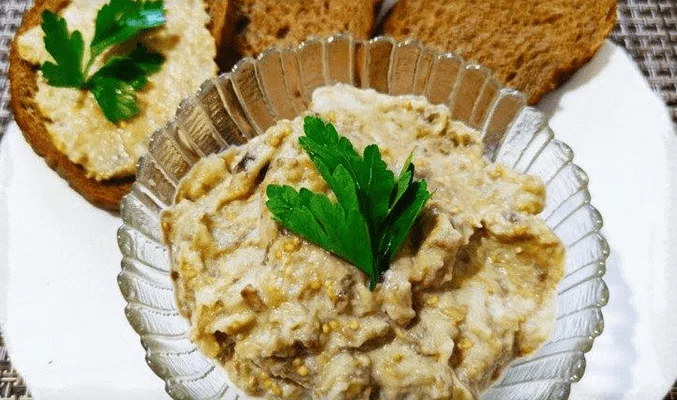 Закуска из баклажанов с майонезом