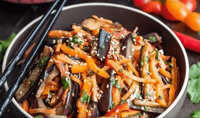 Баклажаны по-корейски
