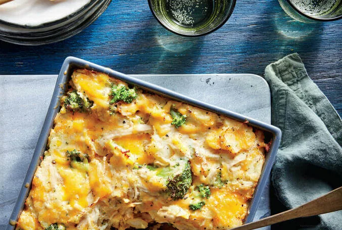 Запеканка с картошкой и курицей. \ Фото: mastercook.com.
