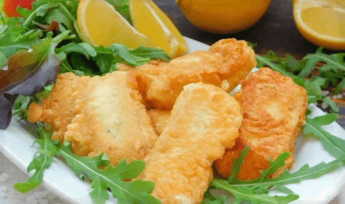 Минтай в белковом кляре