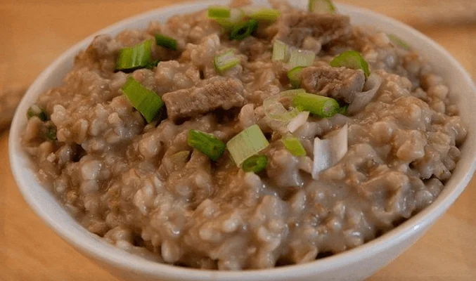Овсяная каша с мясом