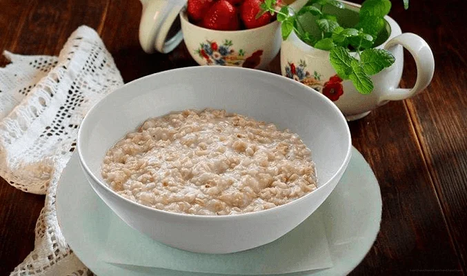 Овсяная каша в микроволновке