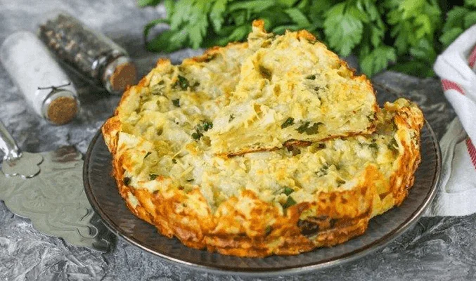 Рваный пирог из лаваша