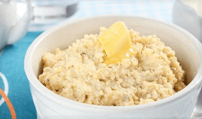 Пшеничная каша на молоке
