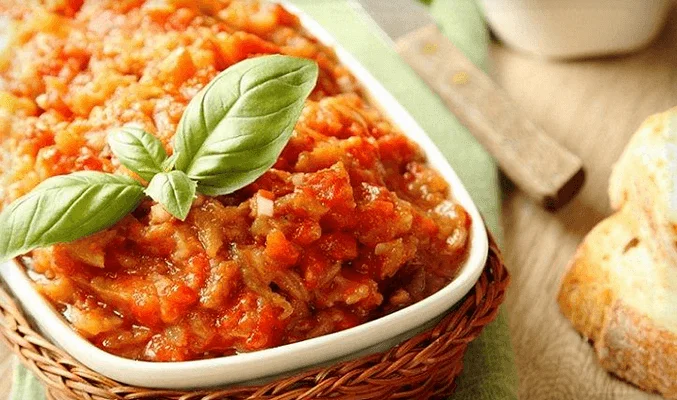 Баклажанная икра без масла