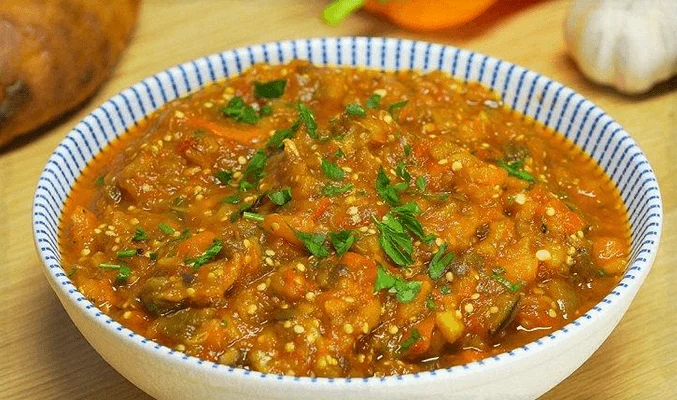 Баклажанная икра с оливками