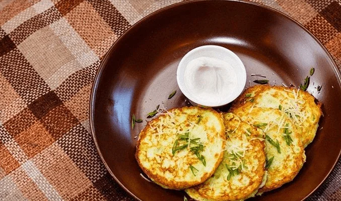 Оладьи из кабачков и картошки
