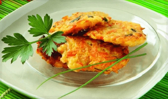 Оладьи из кабачков и моркови