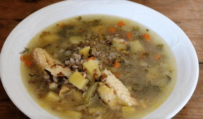 Рыбный суп с гречкой