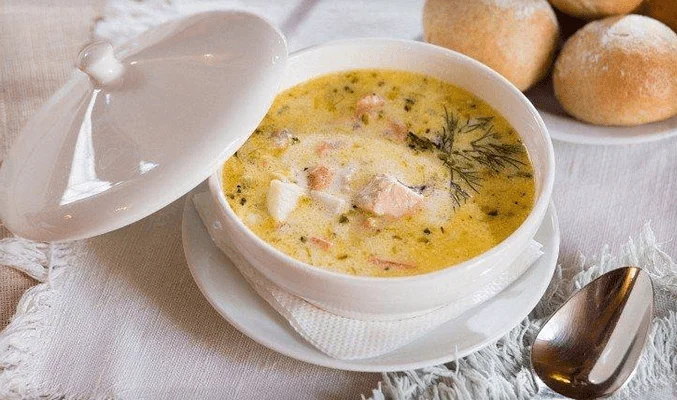 Рыбный суп со сливками