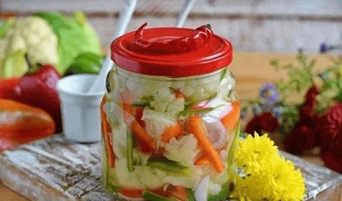 Салат из цветной капусты на зиму