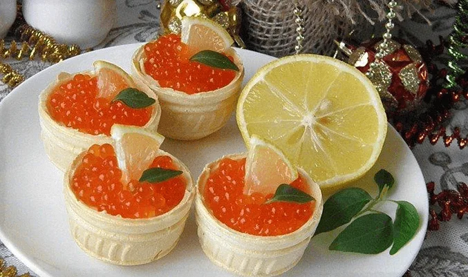 С икрой и сливочным сыром