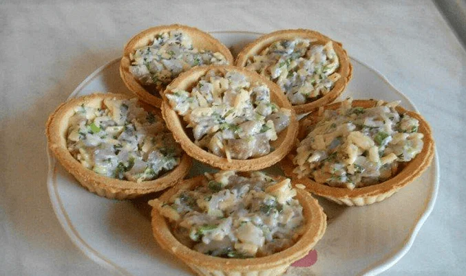 Начинка с селедкой для тарталеток