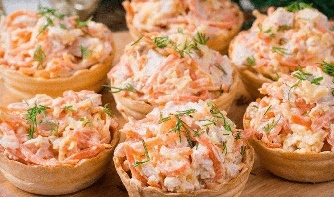 Начинка с корейской морковью