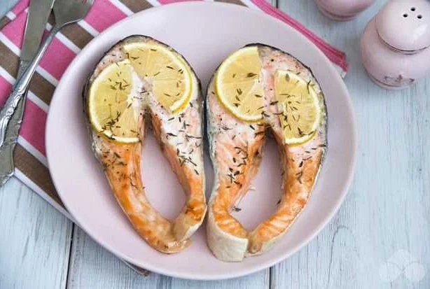 Стейк из лосося